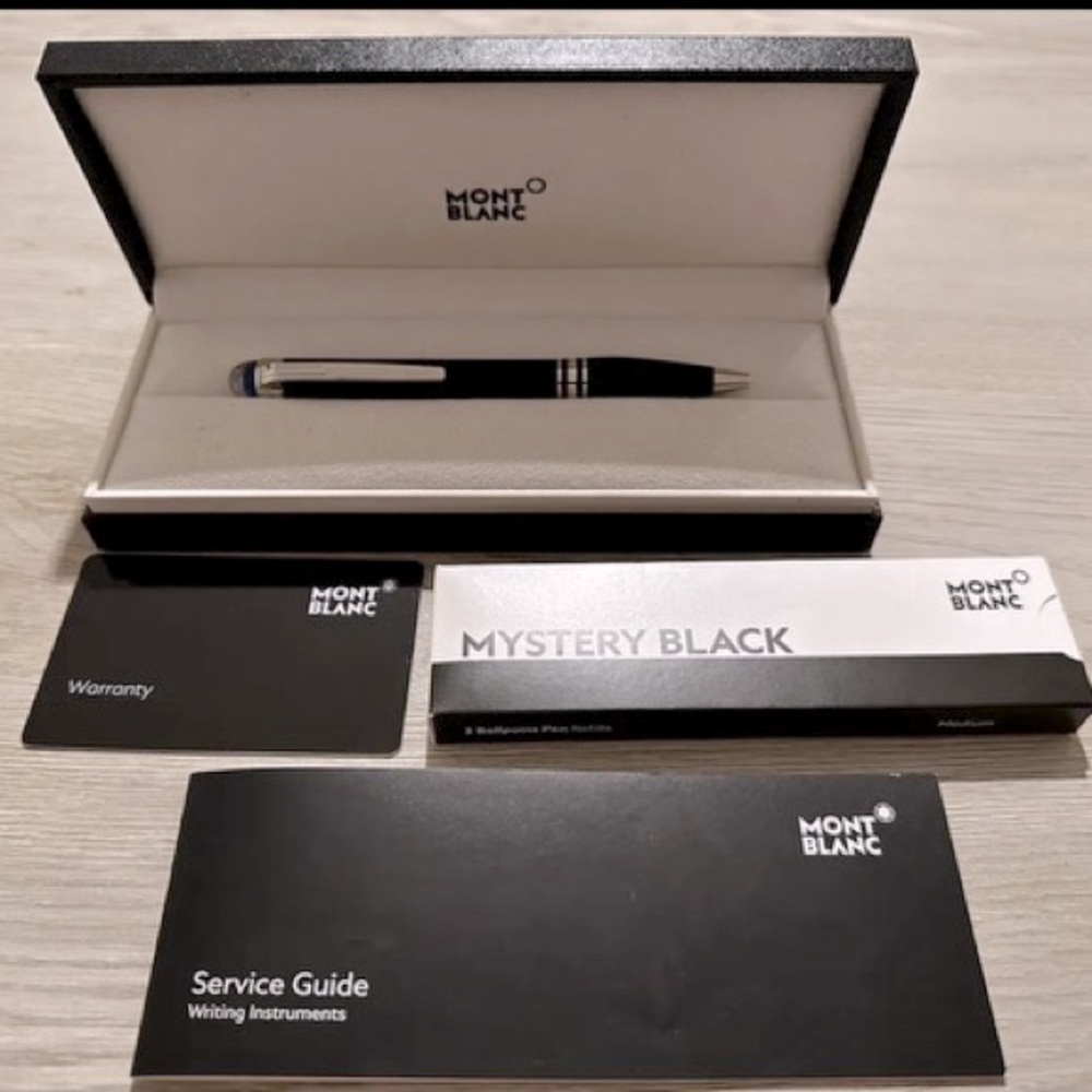 Mont Blanc STARWALKER PRECIOUS RESIN BALLPOINT PEN - Not Used - Pls Read